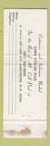 Matchbook Cover - Paul McGuire Home Improvement Service Manchester NH EAR
