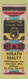 Matchbook Cover - Porath Real Estate Cleveland OH