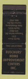 Matchbook Cover - Buschurs' Home Improvement Centers WEAR