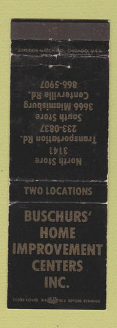 Matchbook Cover - Buschurs' Home Improvement Centers WEAR