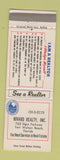 Matchbook Cover - Rivard Real Estate Fort Walton Beach FL