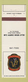 Matchbook Cover - Valley Brook Country Club McMurray PA