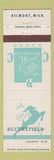 Matchbook Cover - Blythefield Country Club Belmont MI