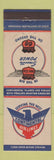 Matchbook Cover - Continental Airlines Phillips 66 oil gas