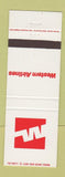 Matchbook Cover - Western Airlines