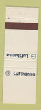 Matchbook Cover - Lufthansa Airlines WHITE