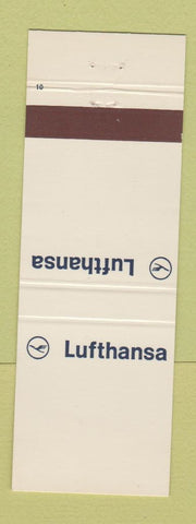 Matchbook Cover - Lufthansa Airlines WHITE