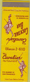Matchbook Cover - The Cavalier Restaurant San Francisco CA