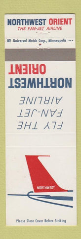 Matchbook Cover - Northwest Orient Airlines