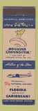 Matchbook Cover - National Airlines Floria Caribbean Vacations
