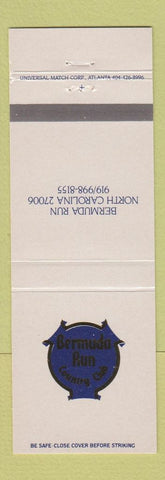 Matchbook Cover - Bermuda Run Country Club NC