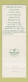 Matchbook Cover - Innisbrook Country Club Tarpon Springs FL