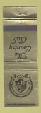 Matchbook Cover - Des Moines Golf Country Club IA