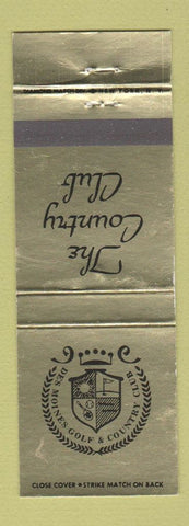 Matchbook Cover - Des Moines Golf Country Club IA
