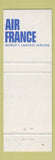 Matchbook Cover - Air France