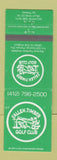 Matchbook Cover - Fallen Timber Golf Club Midway PA