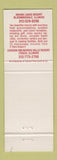 Matchbook Cover - Nordic Hills Itasca IL Carson Inn Bloomingdale