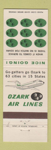 Matchbook Cover - Ozark Airlines
