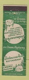 Matchbook Cover - Delmarva Park Restaurant Cabins Harrington DE