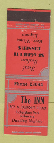Matchbook Cover - The Inn Restaurant Spaghetti Richardson Park DE