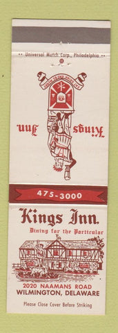 Matchbook Cover - Kings Inn Wilmington DE