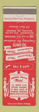 Matchbook Cover - General Wayne Motel New Castle DE oil gas