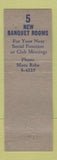 Matchbook Cover - Hotel Rodney Wilmington DE
