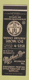 Matchbook Cover - Matthews Bros Stationery Printing Wilmington DE