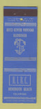 Matchbook Cover - Rehoboth Indiana Beach Club DE