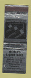 Matchbook Cover - Weiner's Liquor Mart Wilmington DE WEAR
