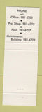 Matchbook Cover - Sharon Country Club PA