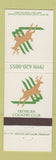 Matchbook Cover - Treyburn Country Club