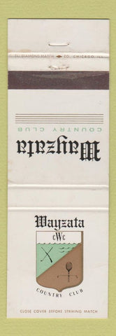 Matchbook Cover - Wayzata Country Club MN