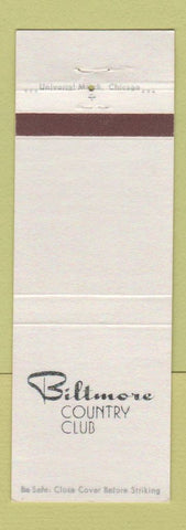 Matchbook Cover - Biltmore Country Club