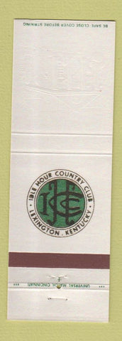 Matchbook Cover - Idle Hour Country Club Lexington KY