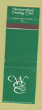 Matchbook Cover - Westmoreland Country Club