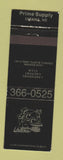 Matchbook Cover - Lakeshore Country Club Council Bluffs IA