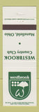 Matchbook Cover - Westbrook Country Club Mansfield OH