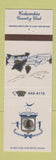 Matchbook Cover - Columbia Country Club