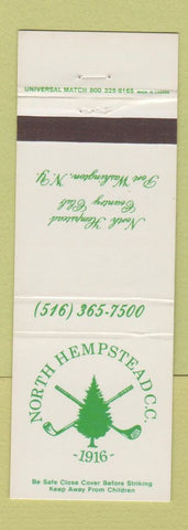Matchbook Cover - North Hempstead Country Club Port Washington NY