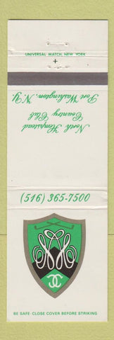 Matchbook Cover - North Hempstead Country Club Port Washington NY