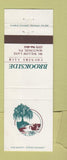 Matchbook Cover - Brookside Country Club Macungie PA
