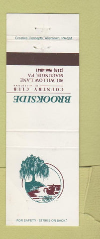 Matchbook Cover - Brookside Country Club Macungie PA