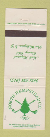 Matchbook Cover - North Hempstead Country Club Port Washington NY