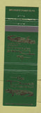 Matchbook Cover - Dunes Golf Beach Club Myrtle Beach SC
