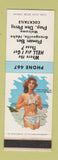Matchbook Cover - Pioneer Bar Grangeville ID pinup