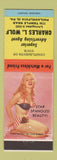 Matchbook Cover - Charles Wolf Superior Match Philadelphia PA pinup