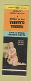 Matchbook Cover - Federal Cleaners pinup