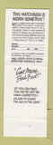 Matchbook Cover - Dick's Last Resort Chicago IL pinup