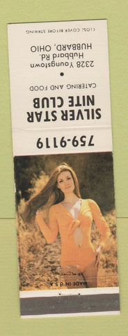 Matchbook Cover - Silver Star Nite Club Hubbard OH pinup